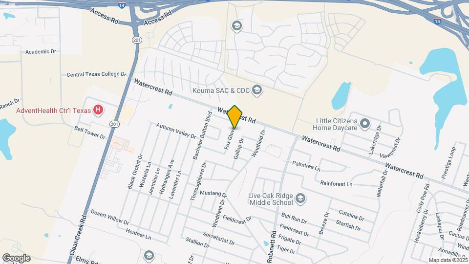 3610 Fox Glove Ln Map and Location Details