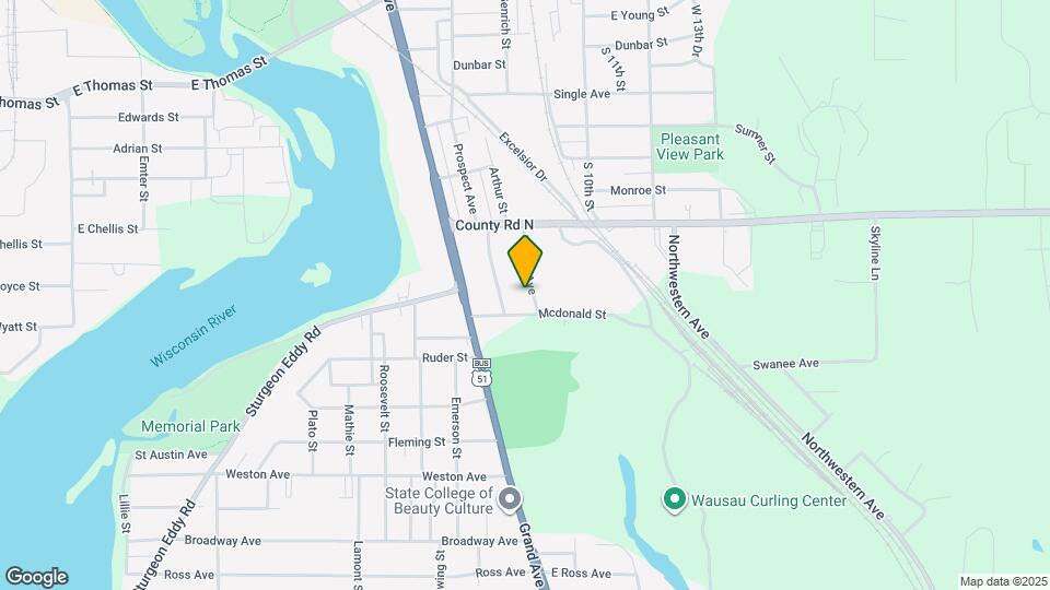 1408 Torney Ave Map and Location Details