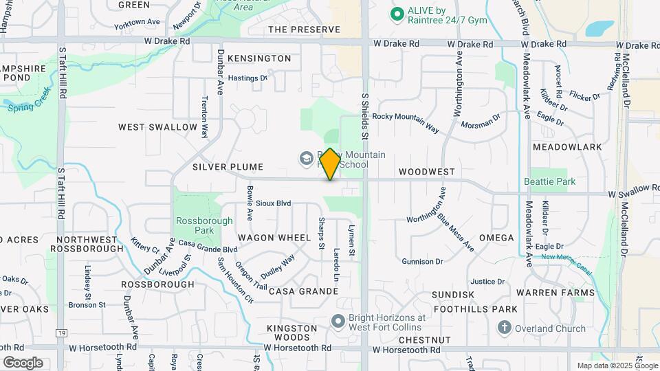 1213 W Swallow Rd Map and Location Details
