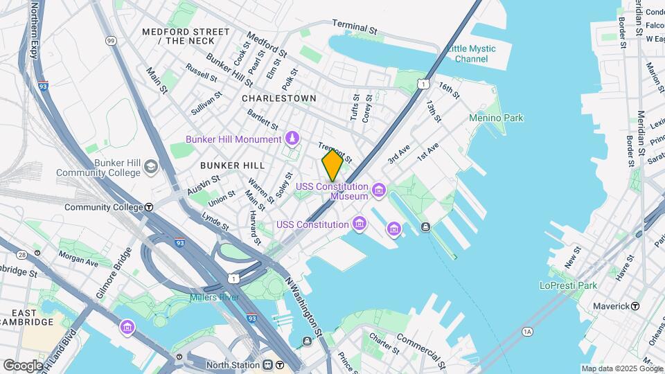 48 Mount Vernon St, Unit 2 Map and Location Details