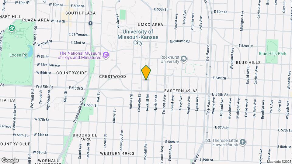 5420 Rockhill Rd Map and Location Details