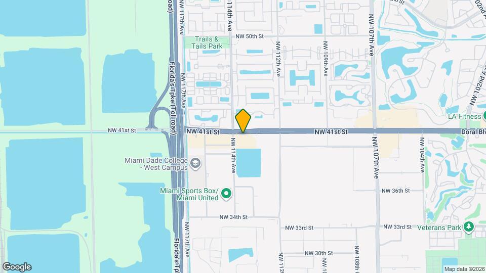 11350 NW 41st St Map and Location Details