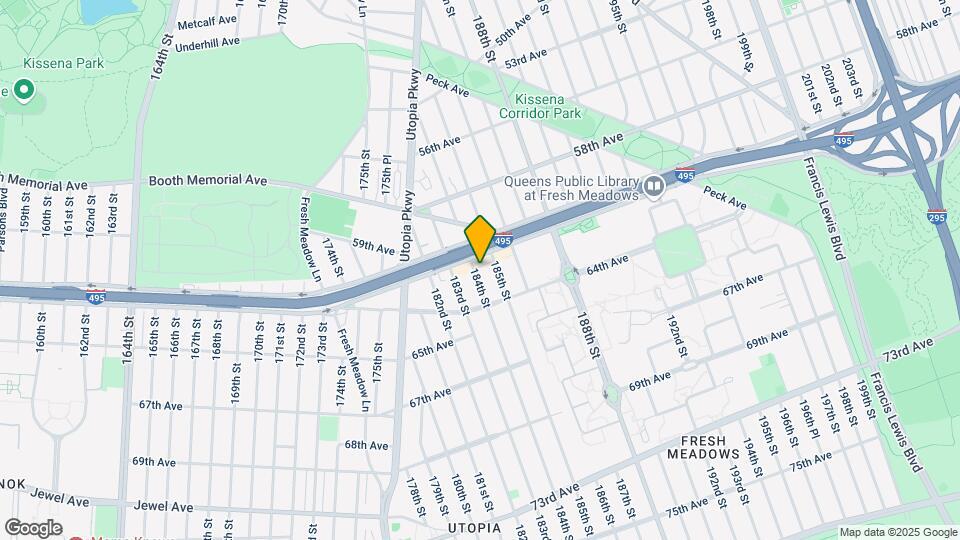 61-15 184th St-Unit -3 Fl Map and Location Details