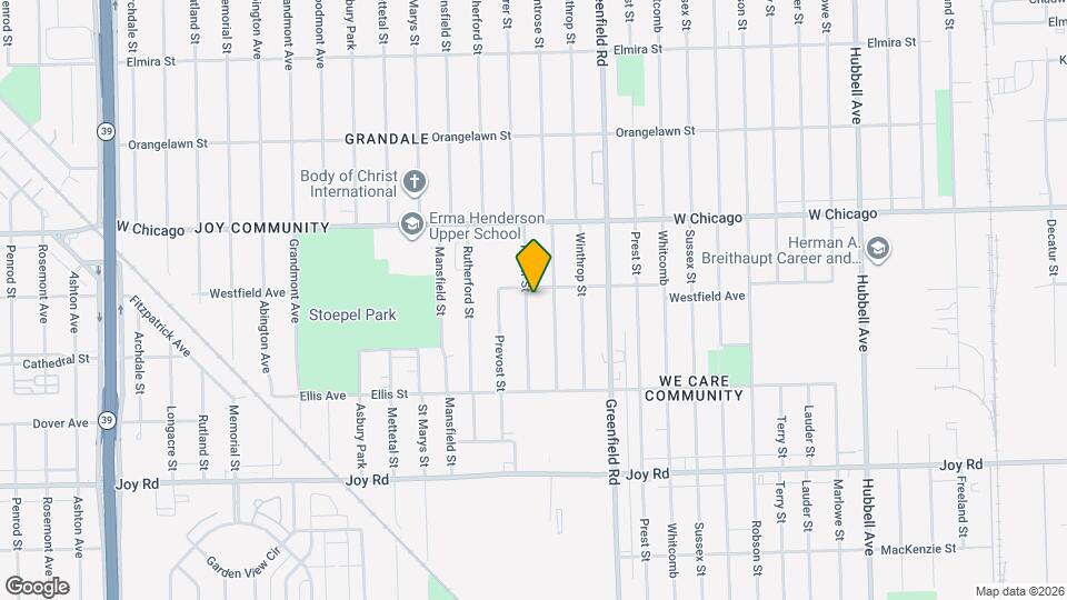 9222 Forrer St Map and Location Details