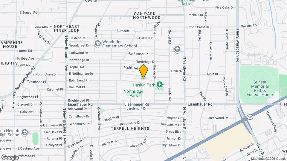 904 Chevy Chase Dr Map and Location Details