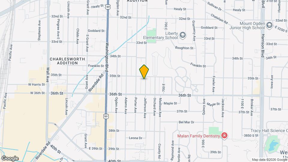 3525 Jefferson Ave Map and Location Details