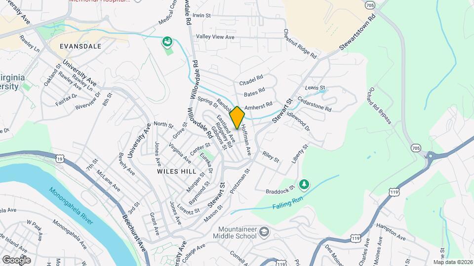 129 Springbrook St Map and Location Details