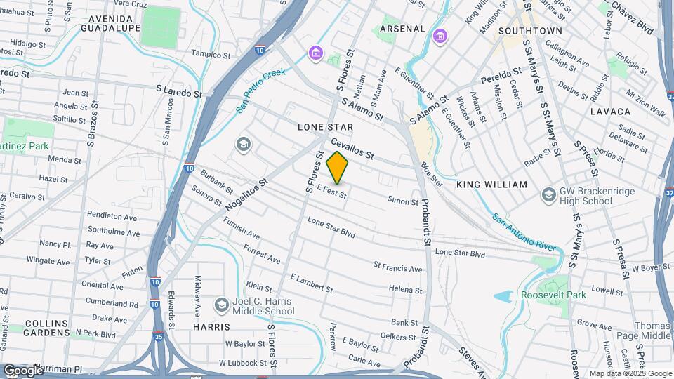 211 E Fest St Map and Location Details