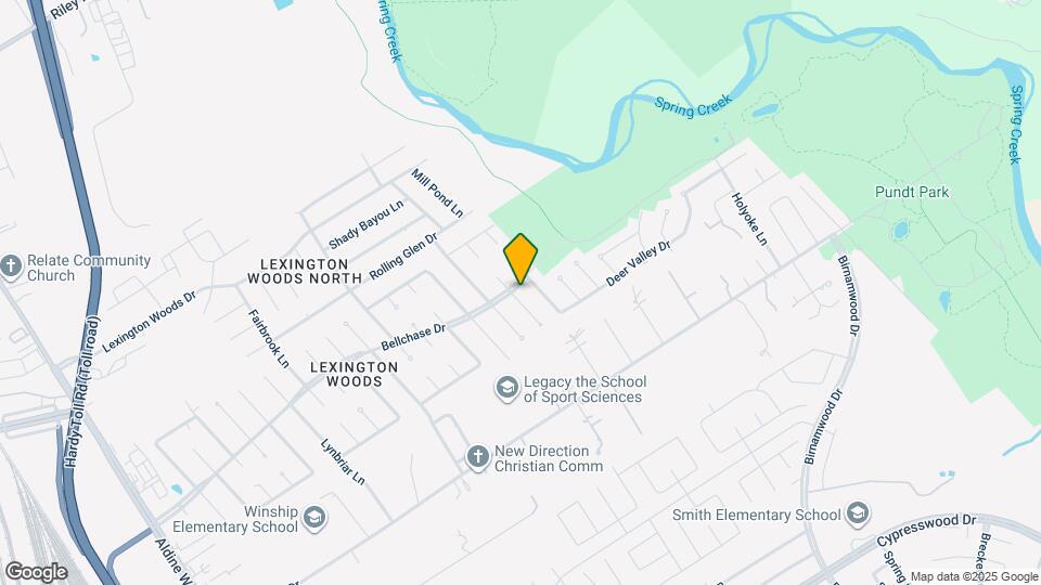 25418 Sugar Valley Ln Map and Location Details