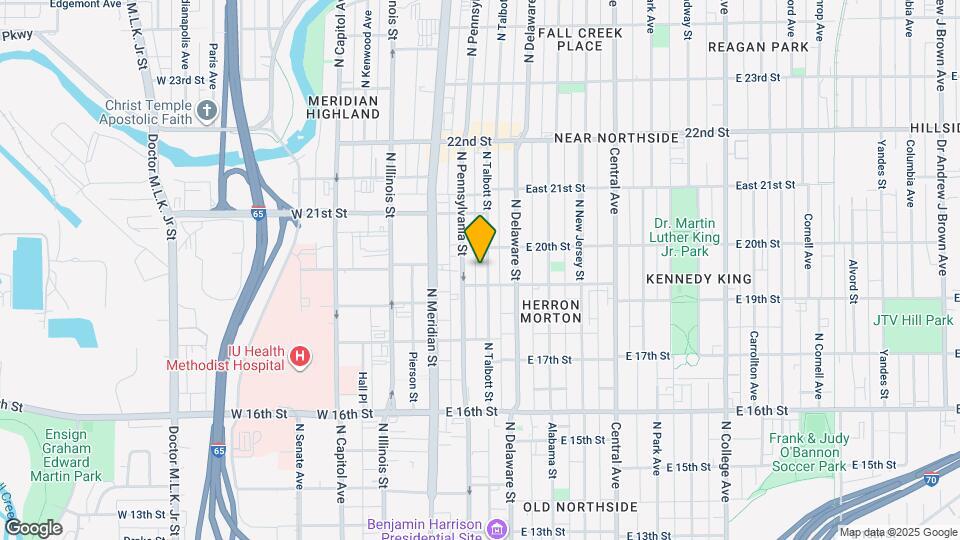 1912 N Talbott St Map and Location Details