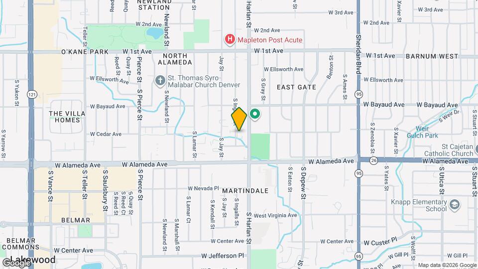 210 S Ingalls St Map and Location Details