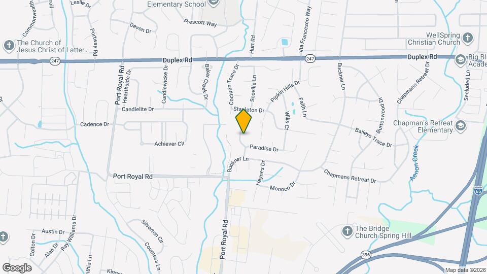 2832 Rippavilla Way Map and Location Details
