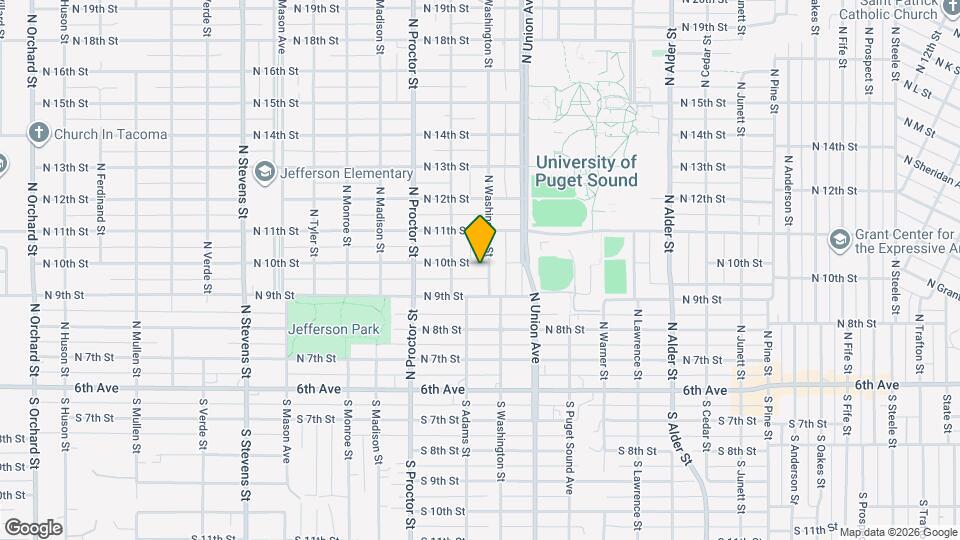 922 N Washington St Mapa y Detalles de la Ubicación