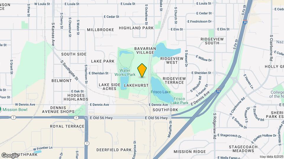 634 S Lakehurst Dr Map and Location Details