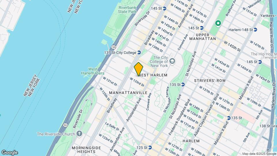 518 W 134th St Map and Location Details