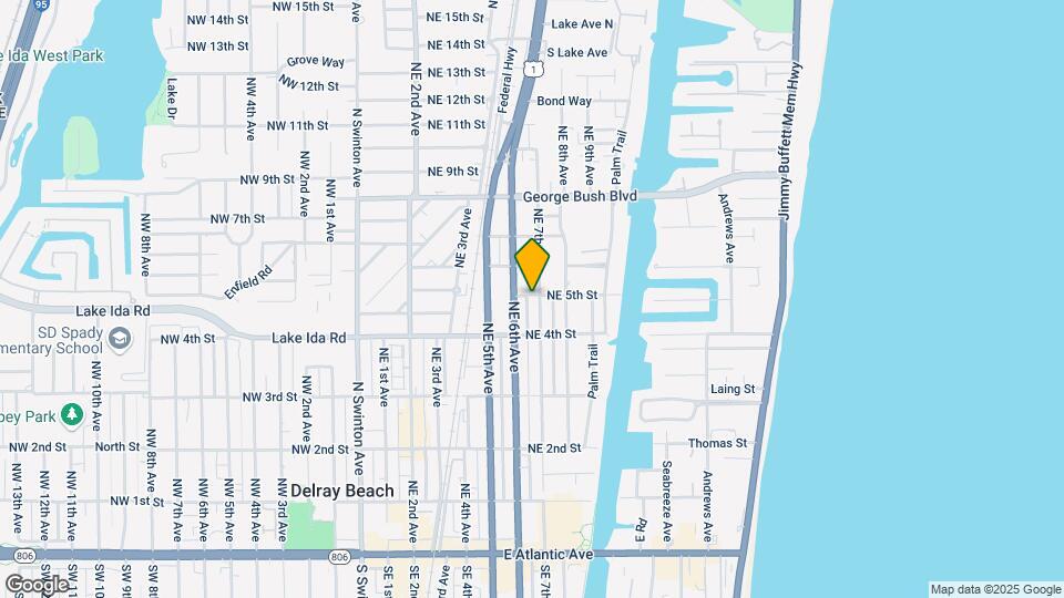 434 NE 7th Ave Map and Location Details