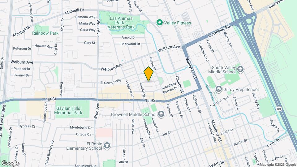 478 La Sierra Way Map and Location Details