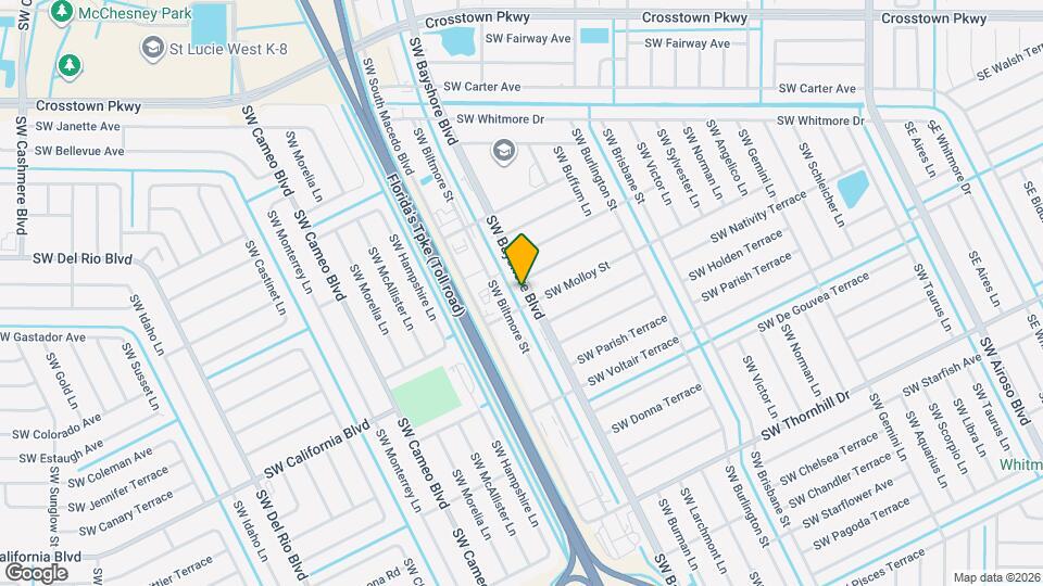 1782 SW Bayshore Blvd Map and Location Details