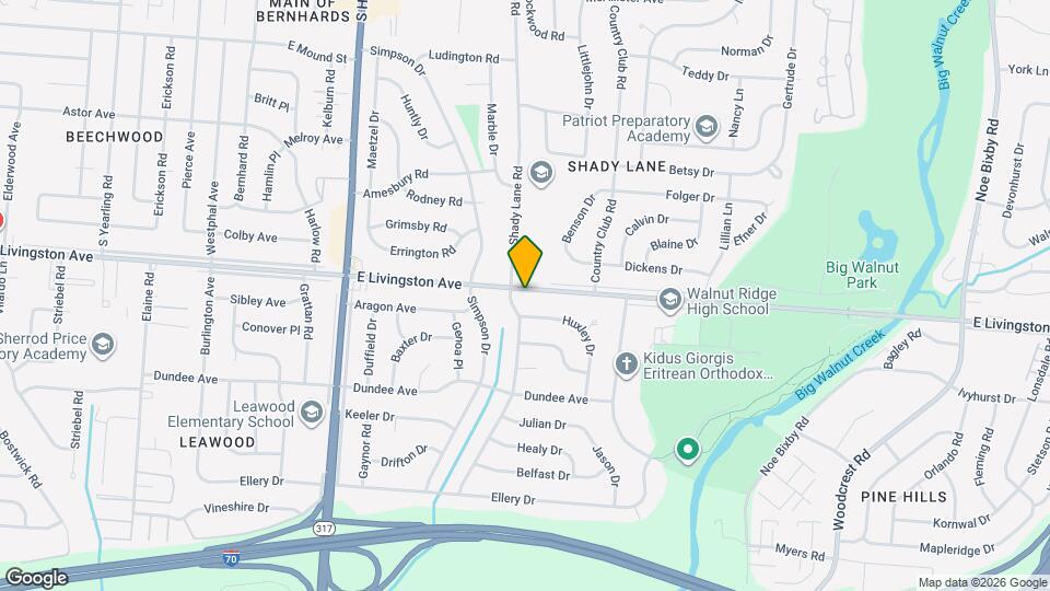 4663 E Livingston Ave Map and Location Details