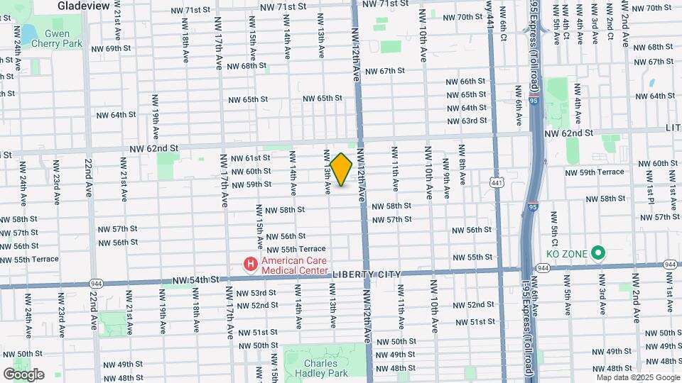 1259-1279 NW 58th Ter Map and Location Details