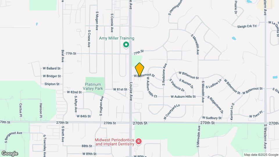 3301 W Bitterroot St Mapa y Detalles de la Ubicación