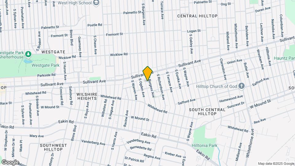 563 S Burgess Ave Map and Location Details