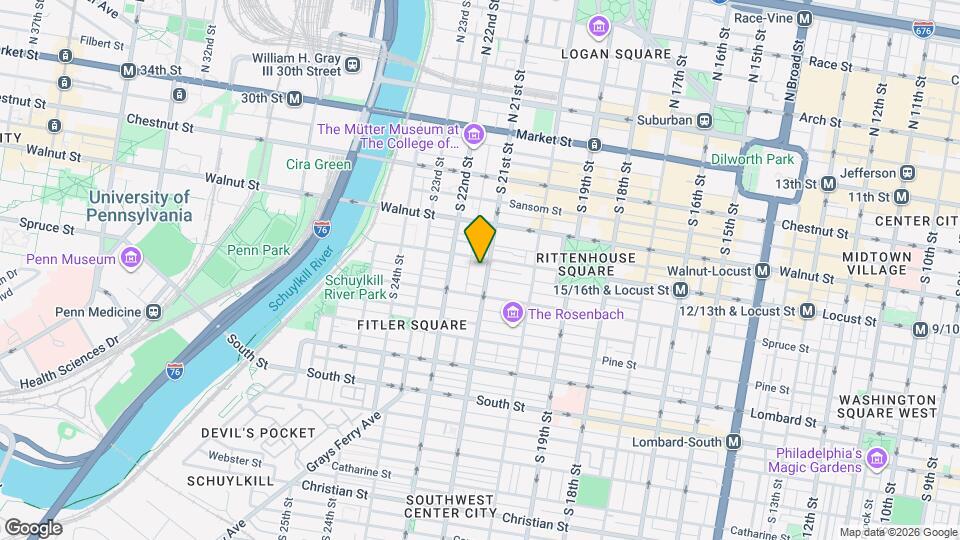 244-246 S 21st St Map and Location Details