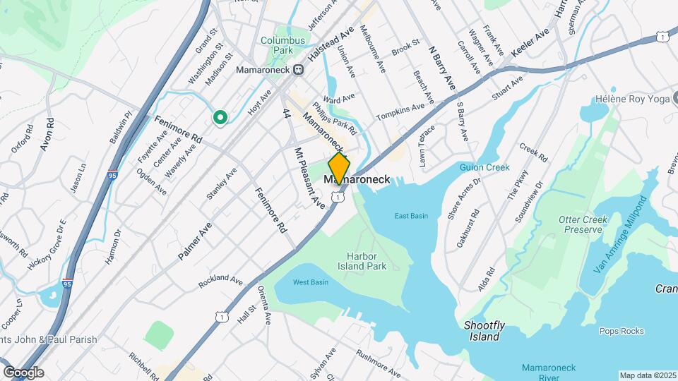 136 W Boston Post Rd Map and Location Details