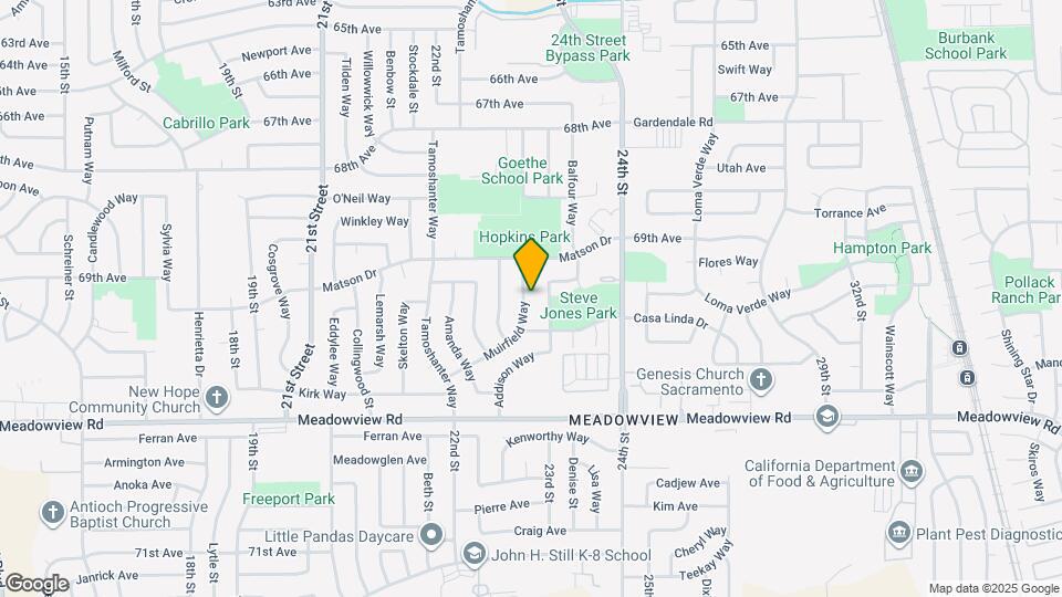 7525 Muirfield Way Map and Location Details