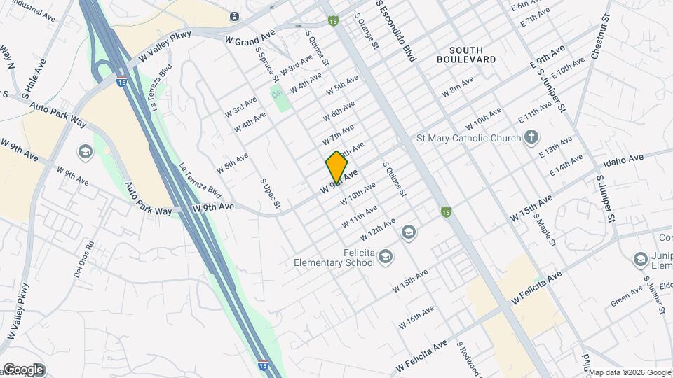 909-909 S Spruce St Map and Location Details