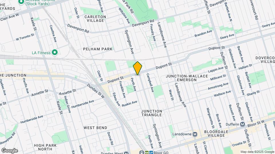310 Symington Av Map and Location Details