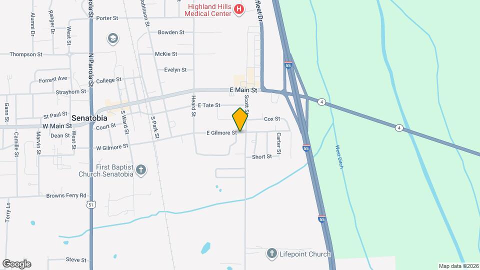 331 E Gilmore St Map and Location Details