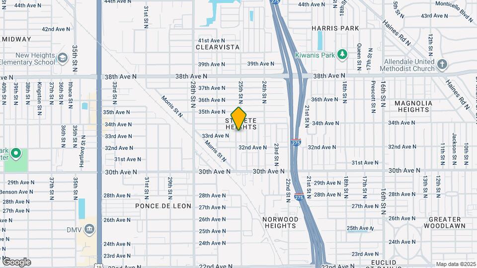 3301 Yale St N Map and Location Details