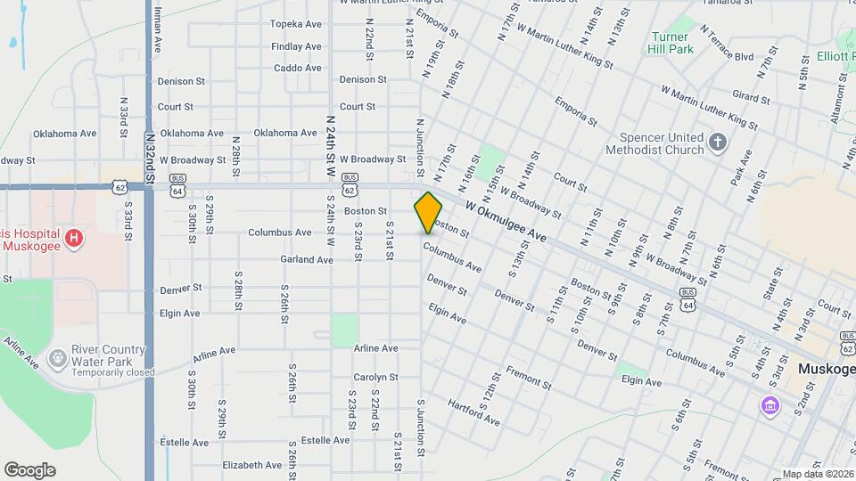 1614 Columbus Ave Map and Location Details