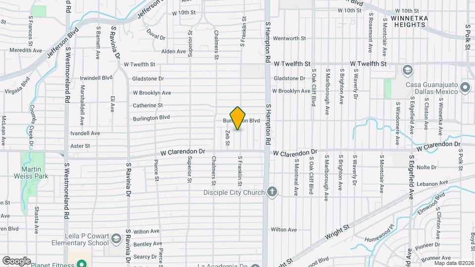 927 S Franklin St Map and Location Details
