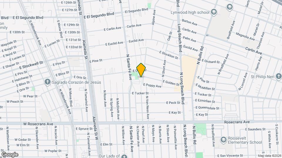 1717 Alhambra Ave Map and Location Details