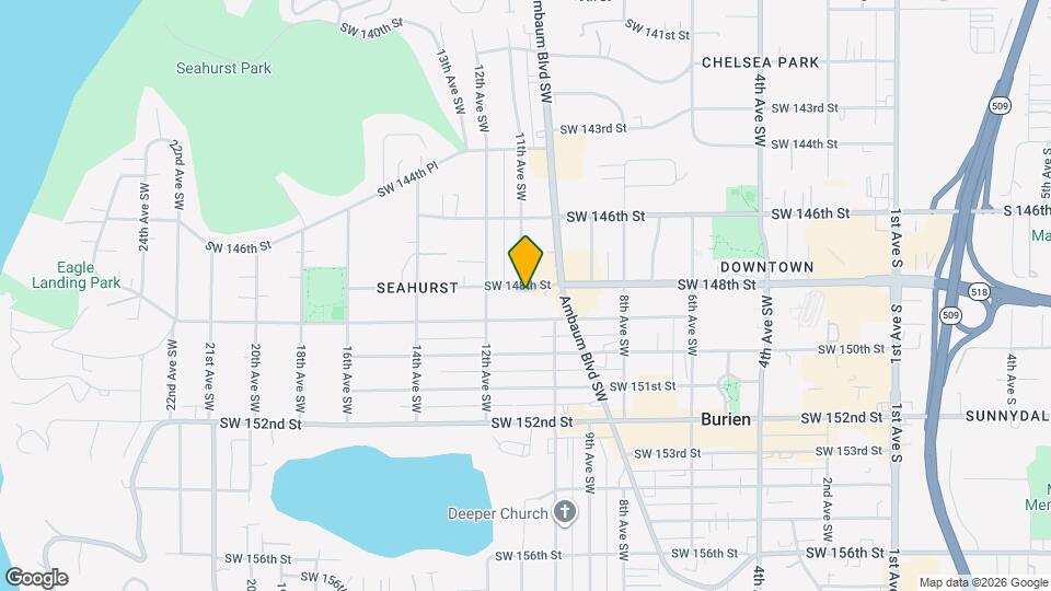1033 SW 148th St Map and Location Details