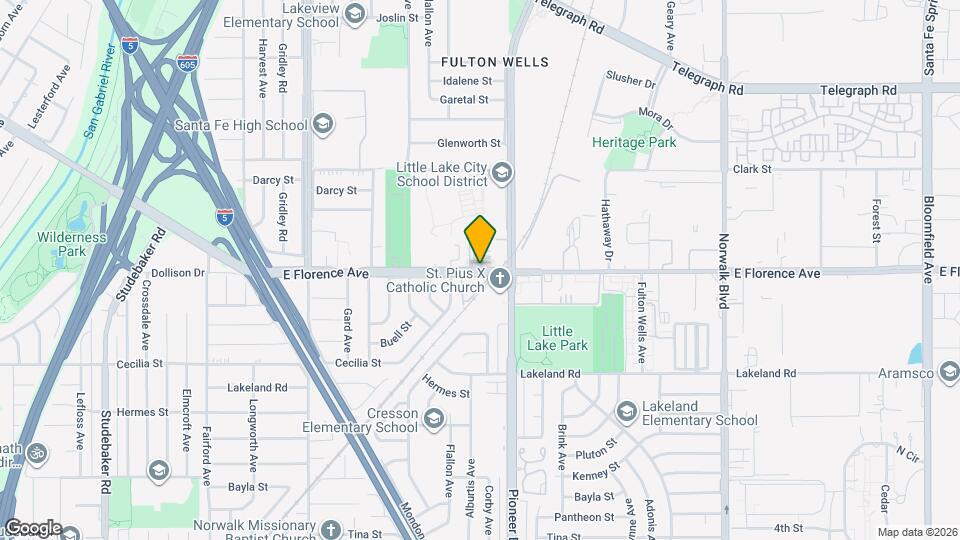 11737 Florence Ave, Unit 6 Map and Location Details