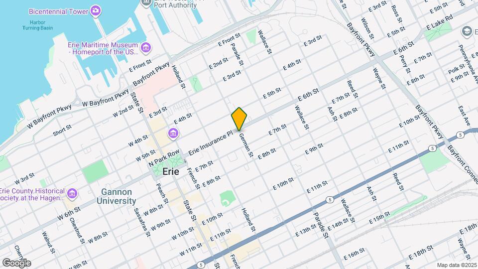 261 E 6th St, Unit D Map and Location Details