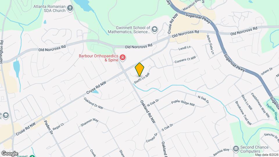 2117 Steffi Ln NW Mapa y Detalles de la Ubicación