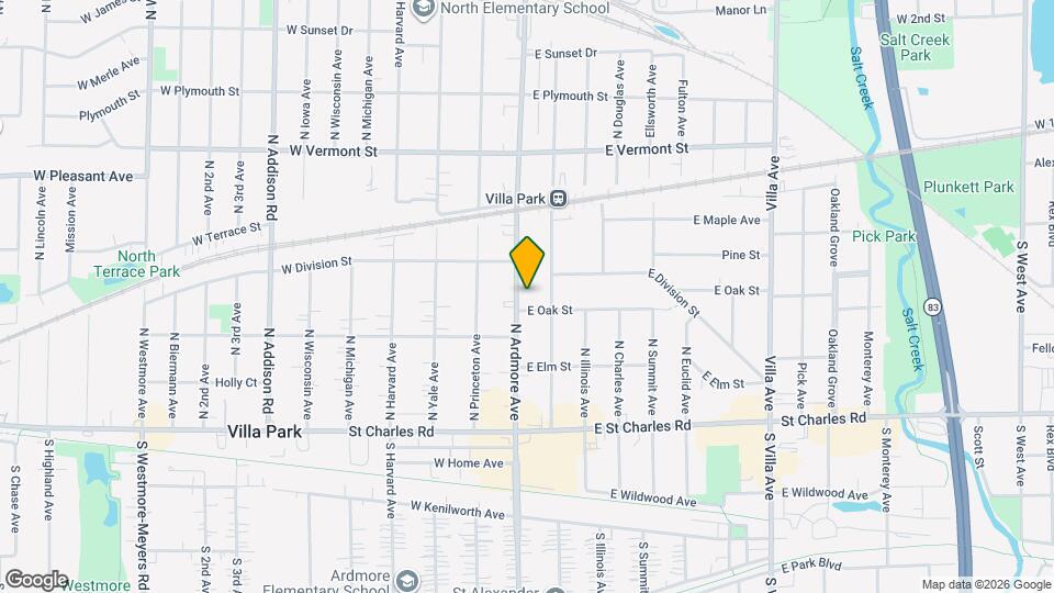 235 N Ardmore Ave Map and Location Details