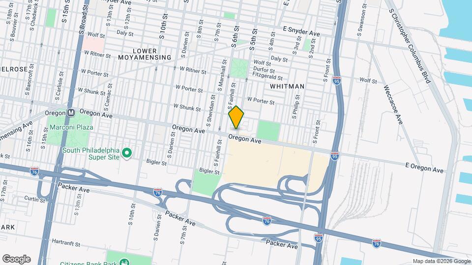 501 Oregon Ave Mapa y Detalles de la Ubicación