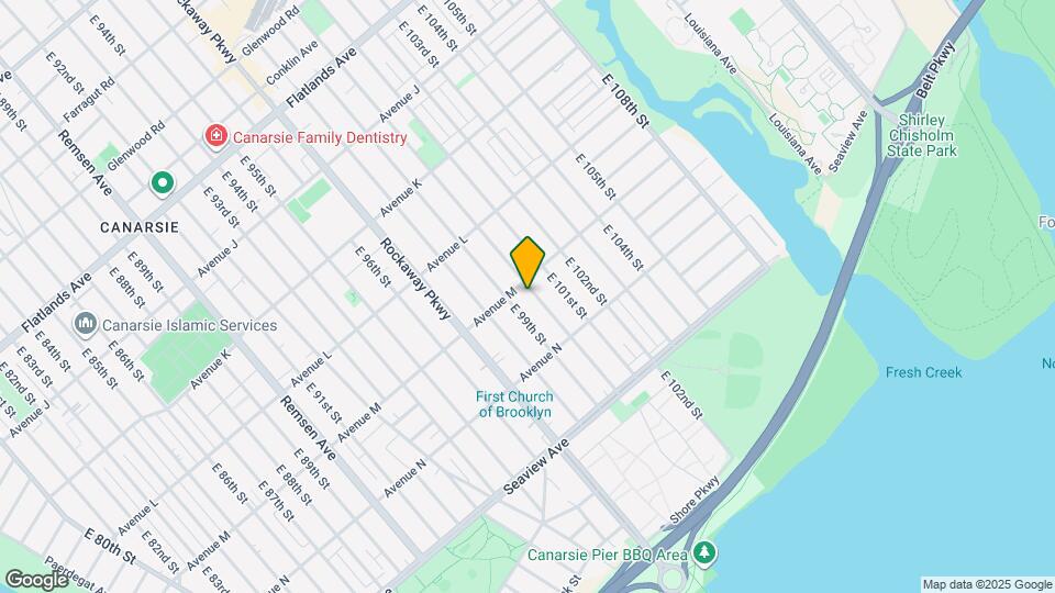 1316 East 100th Street Map and Location Details