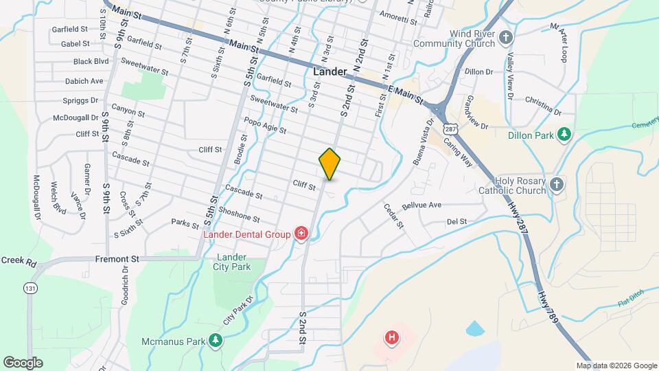 560 S 2nd St Map and Location Details