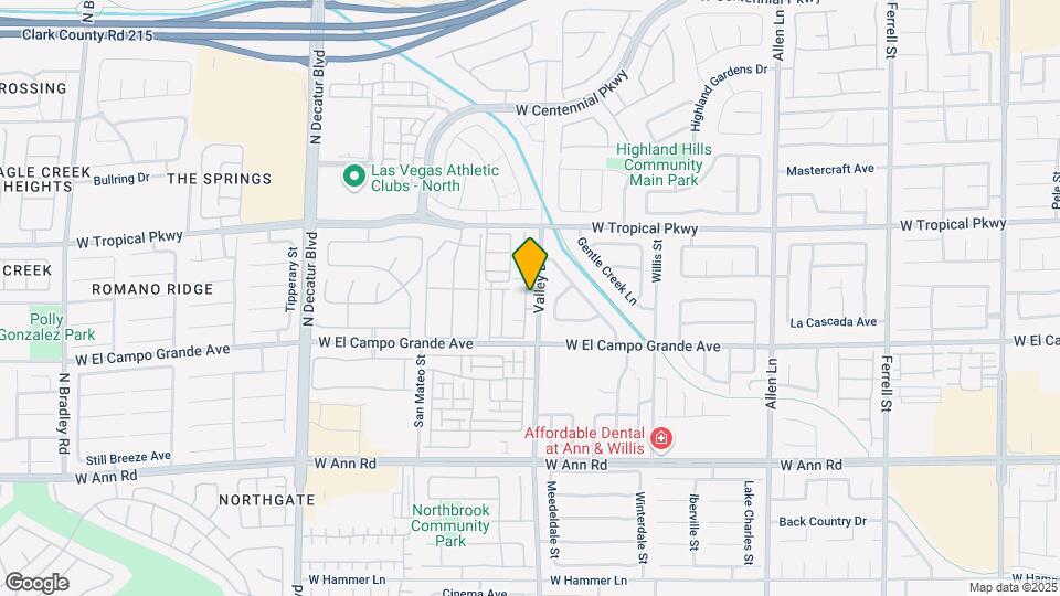 5855 Valley Dr Map and Location Details