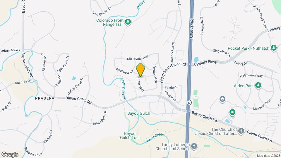5308 Creek Way Map and Location Details