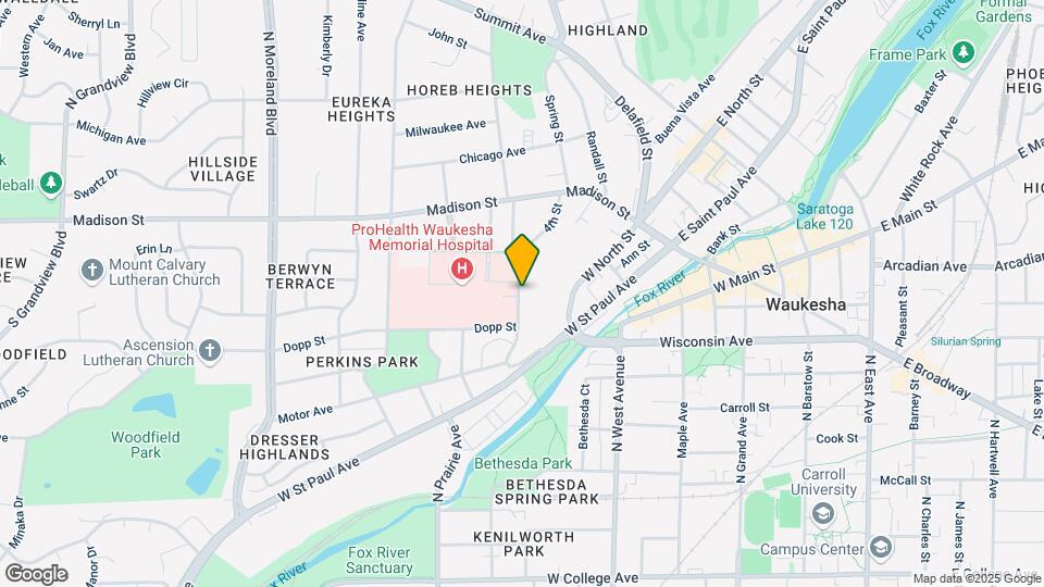 233 Mountain Ave-Unit -3 Map and Location Details