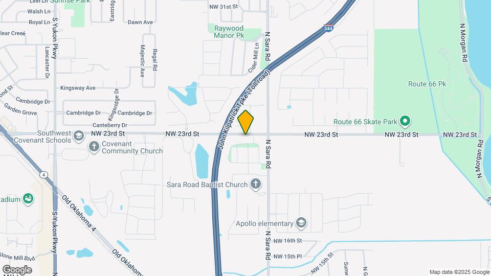 10701 NW 23rd Terrace Map and Location Details