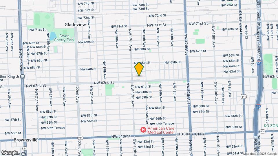 1556 NW 62nd Terrace Map and Location Details