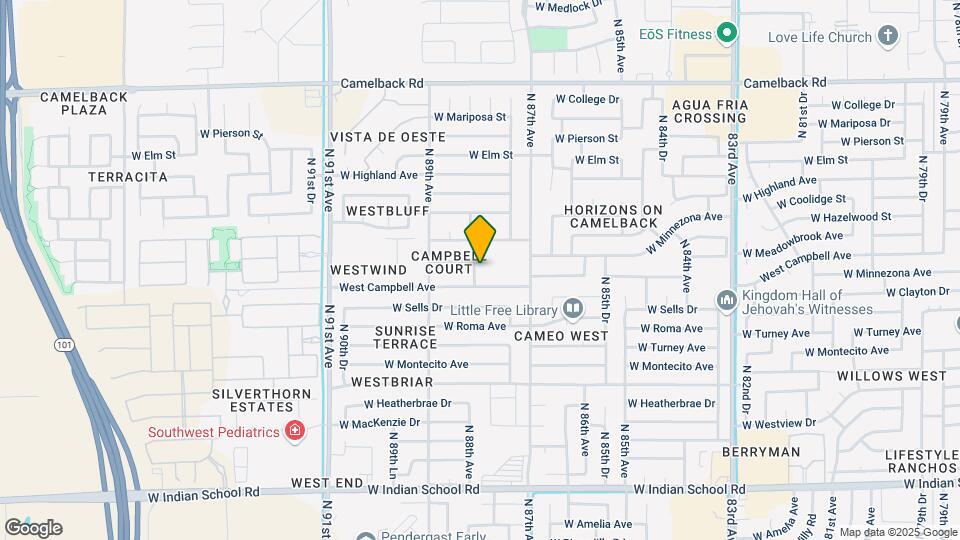 4513 N 88th Ave Map and Location Details